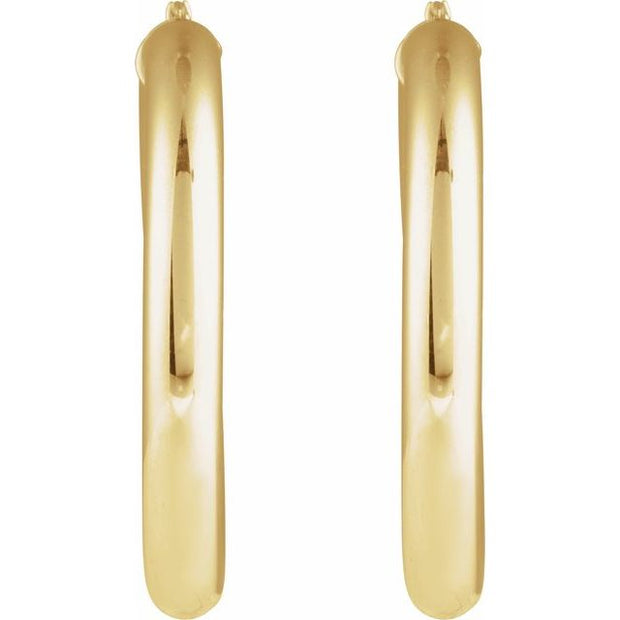 Tube Hoop Earrings