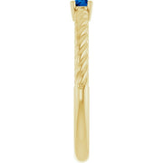 Rope Solitaire Ring