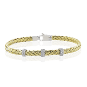 Bangle in 18k Gold with Diamonds