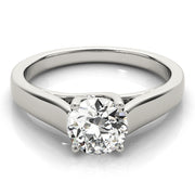 1.0 CT Round Diamond Engagement Solitaire Ring
