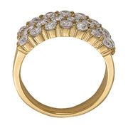 Multi-Diamond Fashion Statement Ring