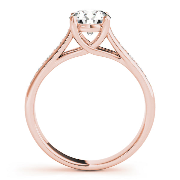 14K Rose Gold 1.38ctw Round Diamond Engagement Ring