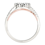 Multi-Diamond 14K Gold Fashion Statement Ring