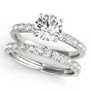 1 CT Round Diamond Engagement Ring