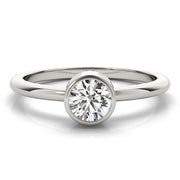 0.5 CT Round Diamond Solitaire Engagement Ring