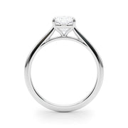 0.7 CT Cushion Diamond Solitaire Engagement Ring
