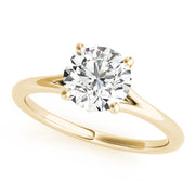 14K Yellow Gold 1 CT Diamond Engagement Ring