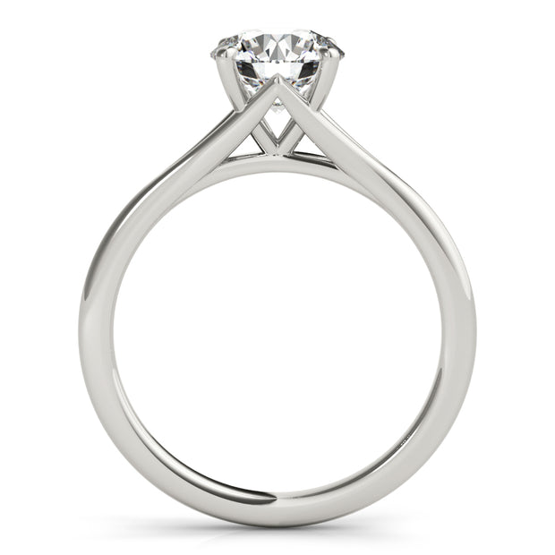 1.0 CT Round Diamond Solitaire Engagement Ring