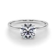 1.0 CT Round Diamond Solitaire Engagement Ring
