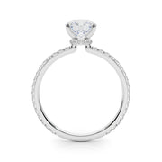 Diamond Round Halo Engagement Ring