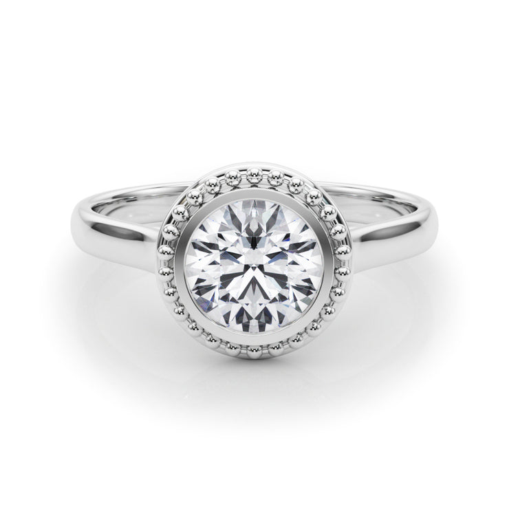 1.0 CT Round Diamond Engagement Solitaire Ring