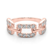 14K Rose Gold Multi-Diamond Ring