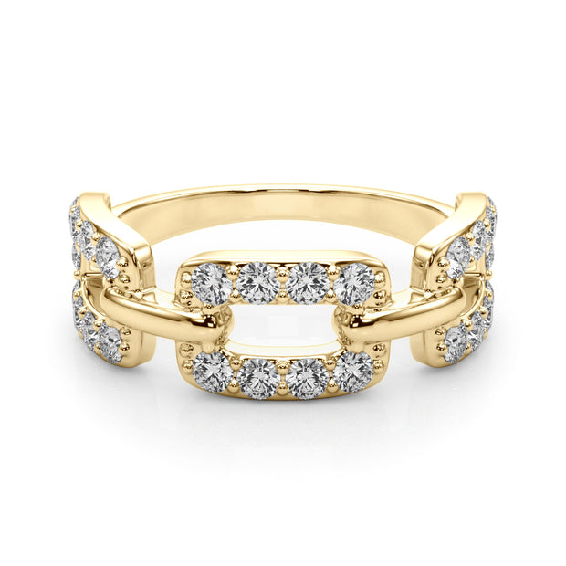 14K Yellow Gold Multi-Diamond Ring