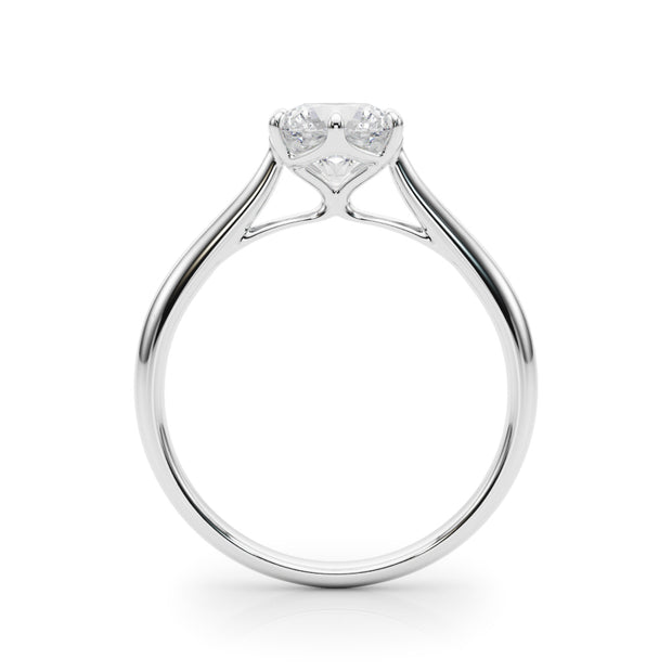 1.0 CT Round Diamond Solitaire Engagement Ring
