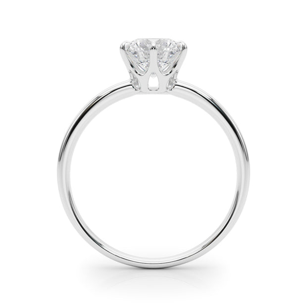 1.0 CT Round Diamond Solitaire Engagement Ring