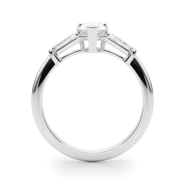 Taper Baguette Diamond Engagement Ring