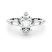 Marquise Diamond Engagement Ring