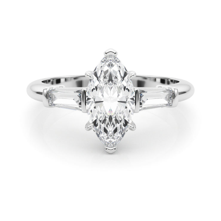 Marquise Diamond Engagement Ring