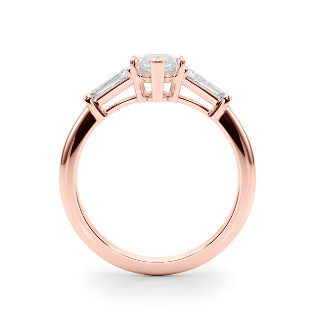 Rose Gold Marquise Diamond Ring 0.69ctw