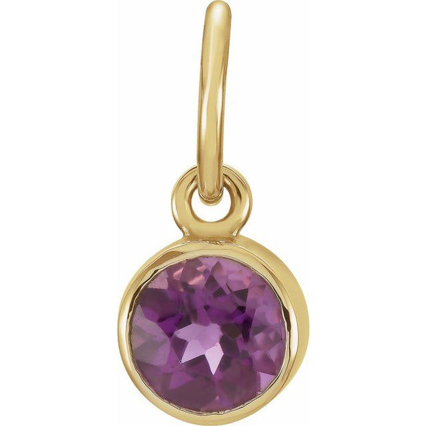 Posh MommyÂ® Imitation Birthstone Charm