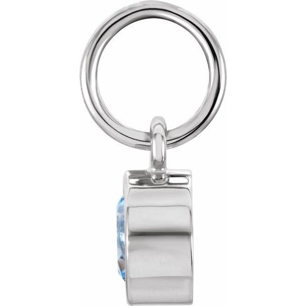Posh MommyÂ® Imitation Birthstone Charm