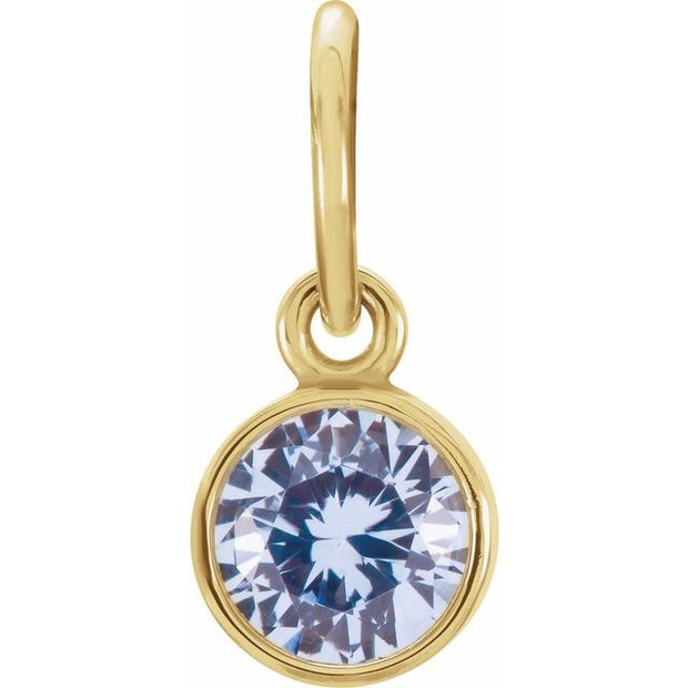 Posh MommyÂ® Imitation Birthstone Charm