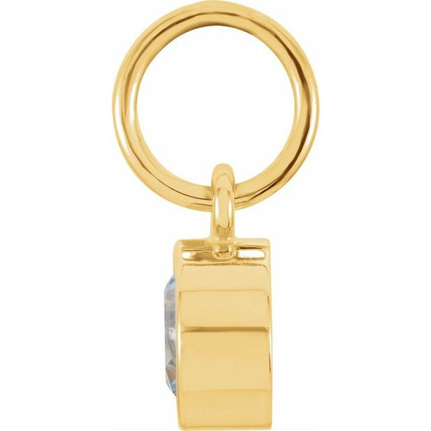Posh MommyÂ® Imitation Birthstone Charm