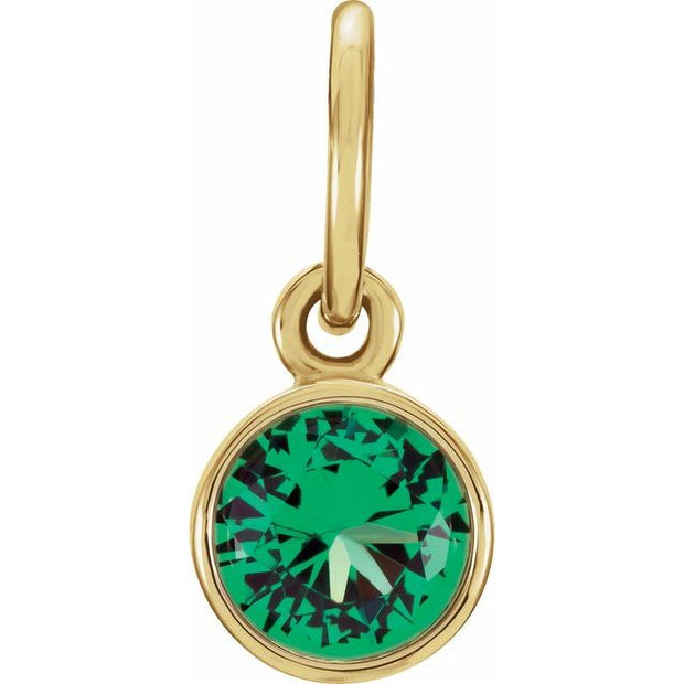 Posh MommyÂ® Imitation Birthstone Charm