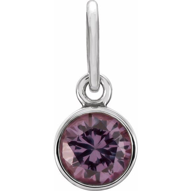 Posh MommyÂ® Imitation Birthstone Charm