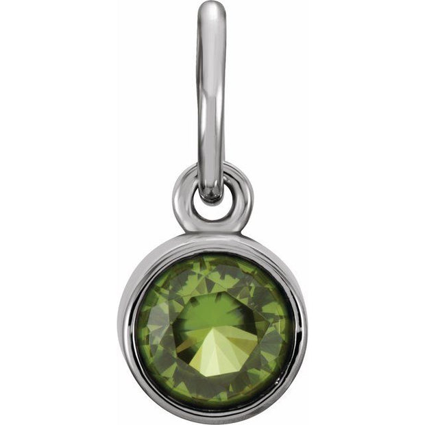 Posh MommyÂ® Imitation Birthstone Charm