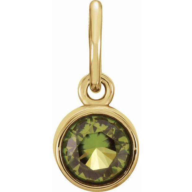 Posh MommyÂ® Imitation Birthstone Charm