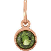 Posh MommyÂ® Imitation Birthstone Charm