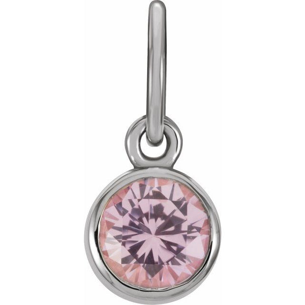 Posh MommyÂ® Imitation Birthstone Charm