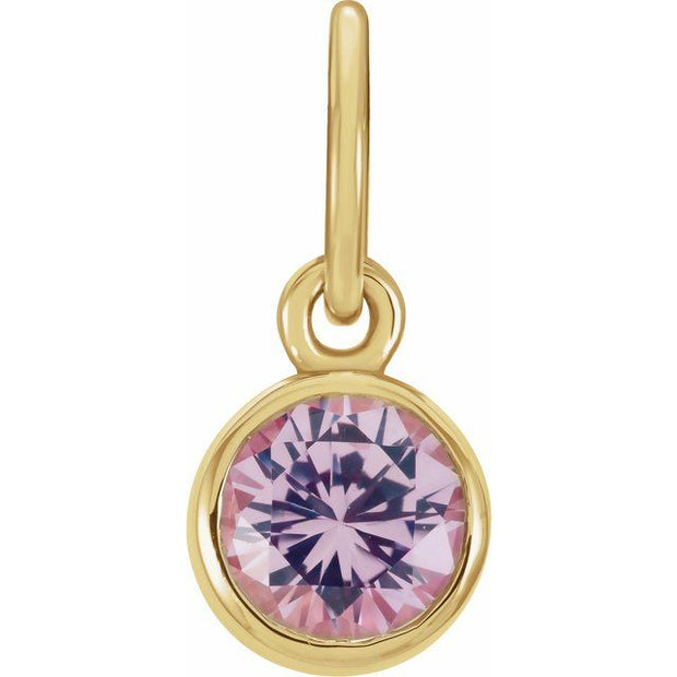 Posh MommyÂ® Imitation Birthstone Charm