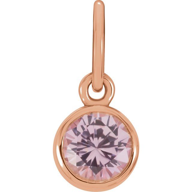 Posh MommyÂ® Imitation Birthstone Charm