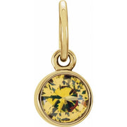 Posh MommyÂ® Imitation Birthstone Charm