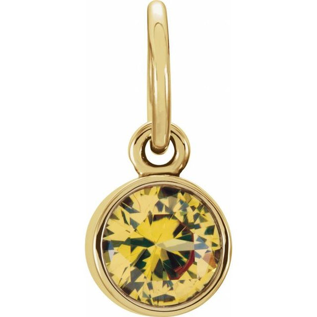 Posh MommyÂ® Imitation Birthstone Charm