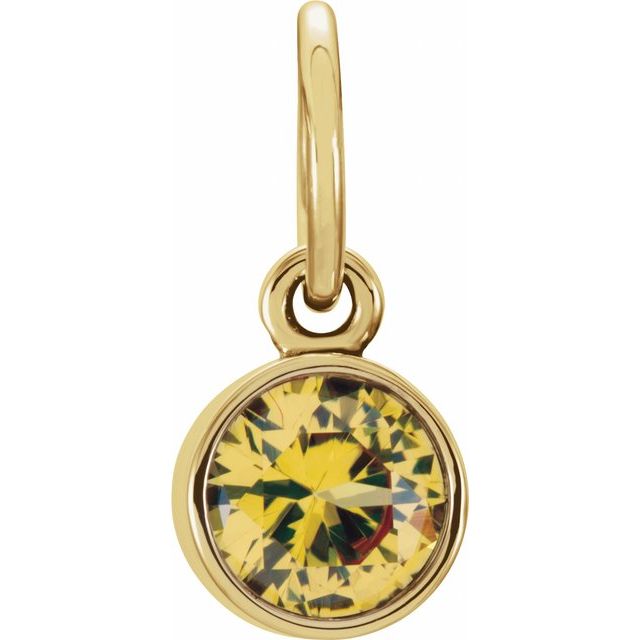 Posh MommyÂ® Imitation Birthstone Charm