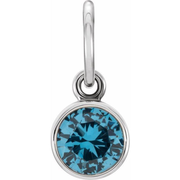 Posh MommyÂ® Imitation Birthstone Charm