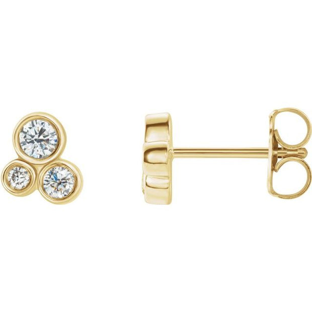 Geometric Cluster Earrings