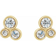 Geometric Cluster Earrings