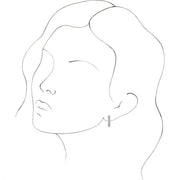 Accented Hoop Earrings
