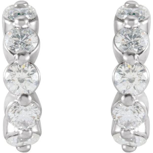 Accented Hoop Earrings