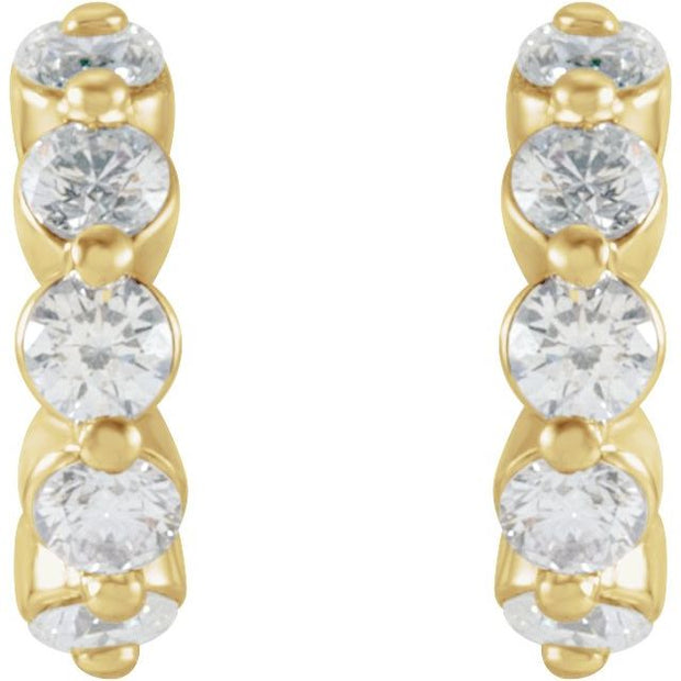 Accented Hoop Earrings