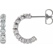 Accented Hoop Earrings