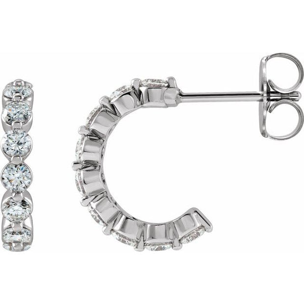 Accented Hoop Earrings