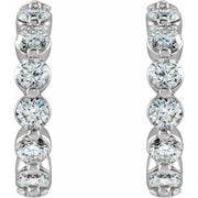 Accented Hoop Earrings