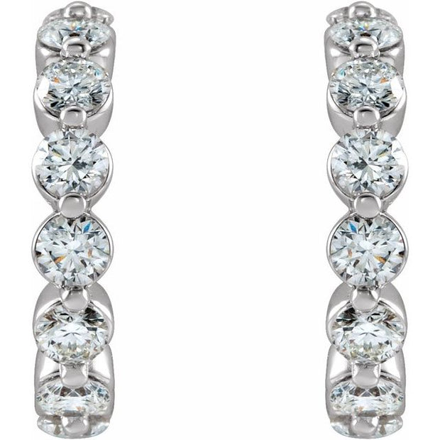 Accented Hoop Earrings