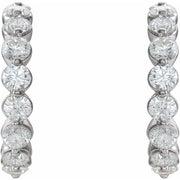 Accented Hoop Earrings