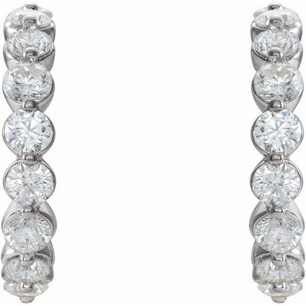 Accented Hoop Earrings